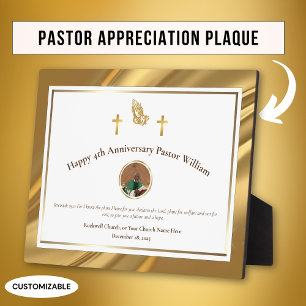 Plaque Photo Cadeau d'anniversaire pour l'appréciation du paste