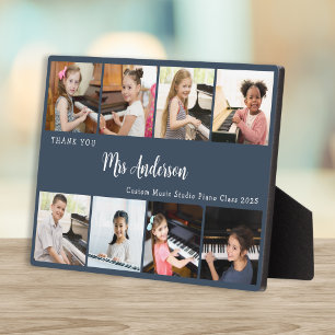 Plaque Photo Cadeau d'appréciation pour professeur de musique e