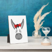 Plaque Photo Cadeau de costume d'Halloween d'animal d'âne flora (Côté)