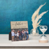 Plaque Photo Cadeau de fête des pères avec photo (Insitu)