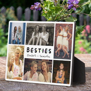 Plaque Photo Cadeau de meilleures amies Collage de photos selfi
