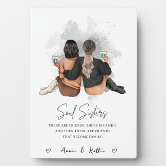 Plaque Photo Cadeau de Noël pour amis, Cadeau pour âme soeur