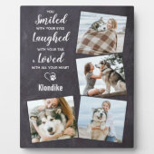 Plaque Photo Cadeau de perte pour animaux domestiques - Rustic  (Devant)