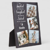 Plaque Photo Cadeau de perte pour animaux domestiques - Rustic  (Côté)