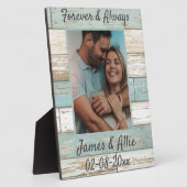 Plaque Photo Cadeau de Saint-Valentin pour l'anniversaire pour (Côté)