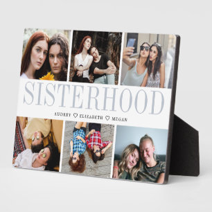 Plaque Photo Cadeau De Sisterhood Pour Soeurs Photo Collage