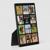 Plaque Photo Cadeau de souvenir d'animal de compagnie | Photo e (Côté)