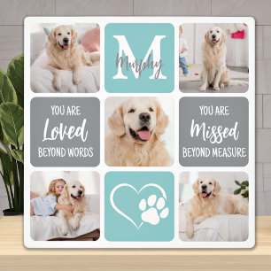 Plaque Photo Cadeau de souvenir pour animal de compagnie Perte