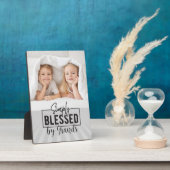 Plaque Photo Cadeau grand-parent ! Tout simplement béni par de  (Côté)