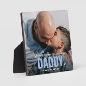 Plaque Photo Cadeau Papa souvenir photo personnalisé MIGNON (Recto)