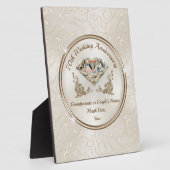Plaque Photo Cadeau Personnalisé 70 Anniversaire Mariage (Côté)