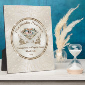 Plaque Photo Cadeau Personnalisé 70 Anniversaire Mariage (Côté)