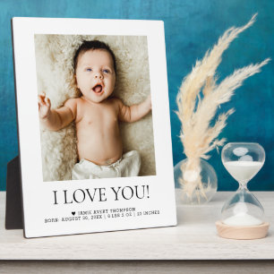 Plaque Photo Cadeau personnalisé pour grands-parents avec photo