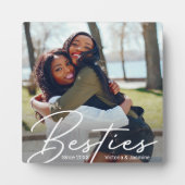 Plaque Photo Cadeau photo d'amitié moderne (Devant)