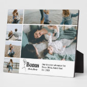 Plaque Photo Cadeau photo de coeur pour StepMom (Côté)