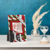 Plaque Photo Cadeau photo de Noël (Côté)