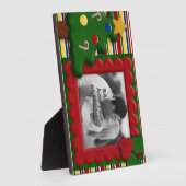 Plaque Photo Cadeau photo de Noël (Côté)