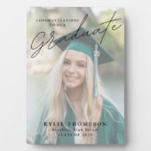 Plaque Photo Cadeau photo de script moderne (Devant)