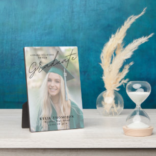 Plaque Photo Cadeau photo de script moderne