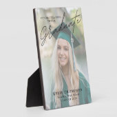 Plaque Photo Cadeau photo de script moderne (Côté)