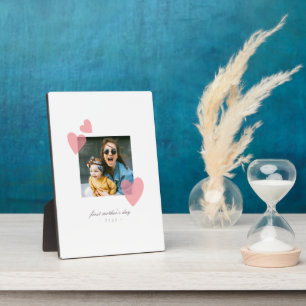 Plaque Photo Cadeau photo minimaliste de la 1ère Fête des Mères