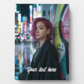 Plaque Photo Cadeau photo personnalisé (Devant)