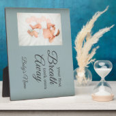 Plaque Photo Cadeau pour bébé customisé - Votre premier souffle (Côté)
