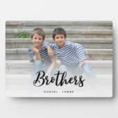 Plaque Photo Cadeau Pour Brothers Photo Keepsaké (Devant)