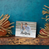 Plaque Photo Cadeau Pour Brothers Photo Keepsaké (Côté)