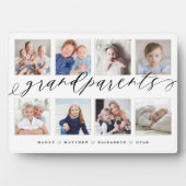 Plaque Photo Cadeau pour grands-parents petits-enfants Collage  (Devant)