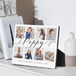 Plaque Photo Cadeau pour le pavot | Collage photo pour petits e<br><div class="desc">Envoyez un beau cadeau personnalisé à votre grand-père (Poppy) qu'il chérira pour toujours. Plaque de collage photo pour petits-enfants personnalisée pour montrer vos propres photos de famille et souvenirs spéciaux. Notre design comprend un design simple 8 photo collage grille avec "Poppy" conçu dans un style de script noir écrit à...</div>