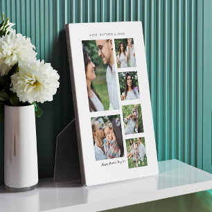 Plaque Photo Cadeau pour maman   Collage photo de la fête des m