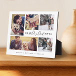 Plaque Photo Cadeau Pour Meilleur Chien Papa Jamais Famille Pho<br><div class="desc">Montrez à votre père chien extraordinaire combien il est merveilleux et aimé avec notre élégant "Best Dog Dad Ever" personnalisé 5 photo collage plaque. Le design comprend "Best Dog Dad Ever" dans un design élégant de typographie noire et customisé avec 5 de vos propres photos de famille spéciales. Grand cadeau...</div>