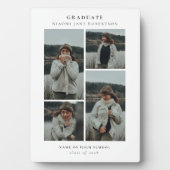 Plaque Photo Cadeau simple de collage de photos 4 (Devant)