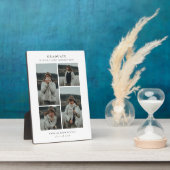 Plaque Photo Cadeau simple de collage de photos 4 (Côté)