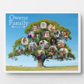 Plaque Photo Cadeau Unique et Précieux | Arbre Généalogique Per (Devant)