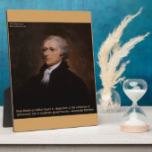 Plaque Photo Cadeaux Alexander Hamilton (Côté)