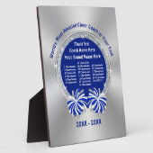 Plaque Photo Cadeaux d'autocars bleus, argentés et blancs (Côté)