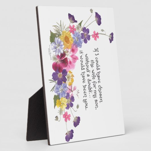 Plaque Photo Cadeaux de belle-fille (Côté)