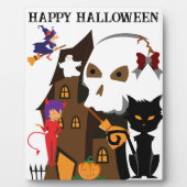 Plaque Photo Cadeaux de chats noirs (Devant)