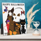 Plaque Photo Cadeaux de chats noirs (Côté)