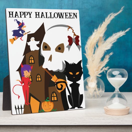 Plaque Photo Cadeaux de chats noirs (Côté)