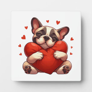 Plaque Photo Cadeaux de la Saint-Valentin Pitbull
