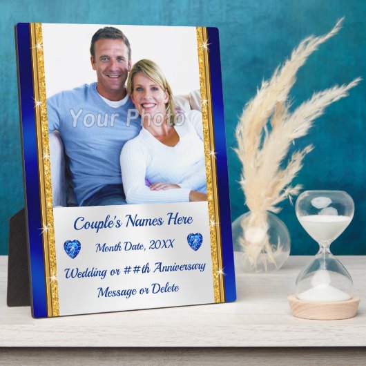 Plaque Photo Cadeaux de mariage bon marché pour le deuxième mar (Côté)