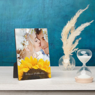 Plaque Photo Cadeaux de tournesol