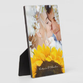 Plaque Photo Cadeaux de tournesol (Côté)