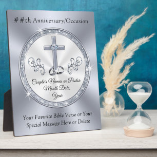 Plaque Photo Cadeaux personnalisés, Cadeaux d'anniversaire chré