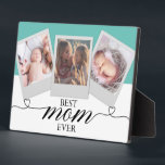 Plaque Photo Cadeaux personnalisés pour maman Fête des mères Fa<br><div class="desc">Cadeaux personnalisés pour maman Fête des mères Famille unique</div>