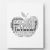 Plaque Photo Cadeaux pour enseignants (Devant)