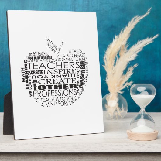 Plaque Photo Cadeaux pour enseignants (Côté)